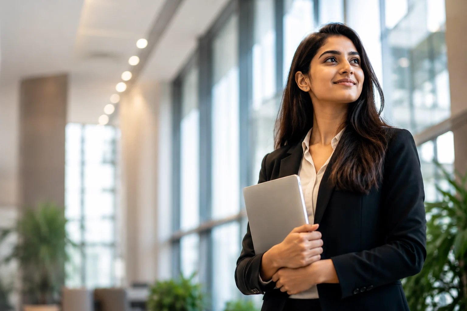 Young professional beginning a successful career